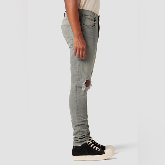 Hudson Zack “DAC” Dark Concrete Skinny Jeans Size 30 - Picture 12 of 17